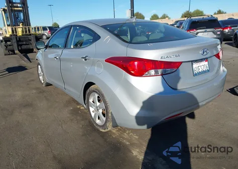 2012 Hyundai Elantra Gls (Ulsan Plant) из США, поврежденный, VIN KMHDH4AE7CU345580